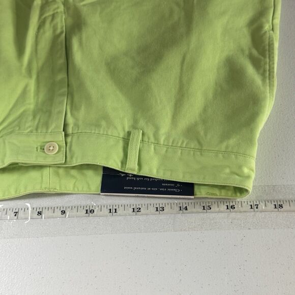 VINEYARD VINES Mens Lime Green Club Shorts Size 34 Twill Classic Golf Preppy NWT - Picture 8 of 9